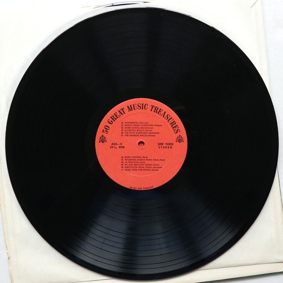 50 Great Music Treasures Famous Highlights From Operas, Symphonies, Ballet 2-LP - Picture 10 of 12